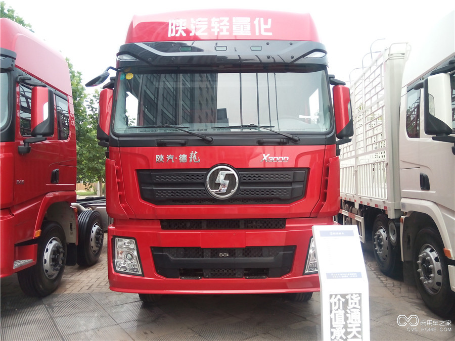 陜汽德龍X3000 8*4 倉柵式載貨車
