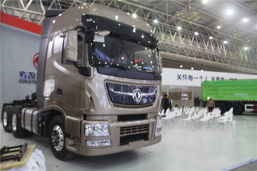 2017武漢國(guó)際商用車(chē)展東風(fēng)商用車(chē)展車(chē)群