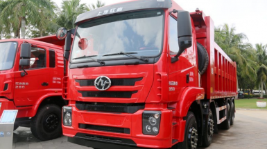 上汽紅巖 杰卡 350馬力 8X4 6.8米自卸車(CQ5316ZLJZTVG336)